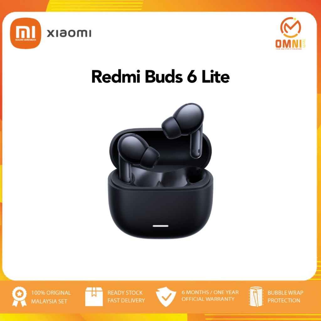 [READY STOCK ] Redmi Buds 6 Lite (Your beat, your way) XIAOMI MALAYSIA