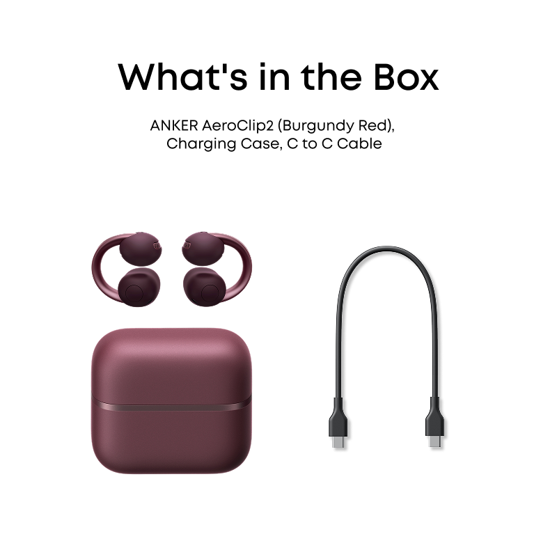 Anker soundcore AeroClip 2 Wireless Earbuds Hi-Res Audio 150X LDAC Thus AI Chip Comfort Open Design 12mm Drivers IP57 Waterproof Crystal Clear Calls Open-Ear Headphones
